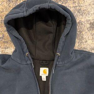 Carhartt Navy Hooded Sweatshirt